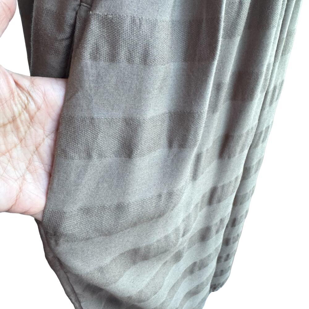 Women's PrAna Perry Knit Tank Top Gathered Waist Texture Stripe Skirt Dress M‎ - Picture 5 of 13